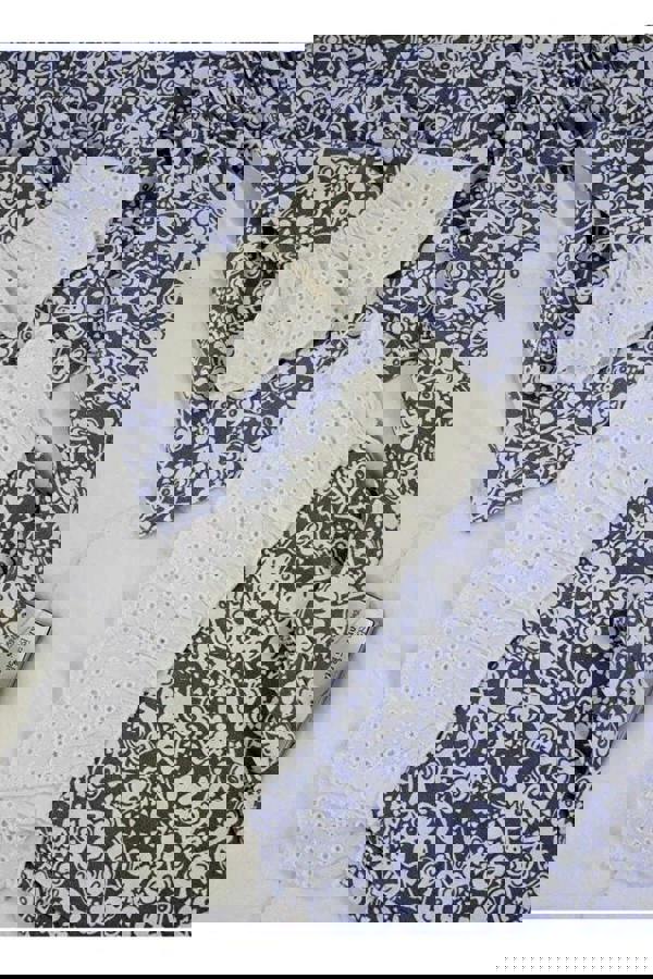 WOVCOR 2-Piece Floral Viscose Woven Pajama Set