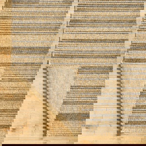 Livabliss Mirage-Cottage Tan Black Fringe In- & Outdoor Jute-Look Rug