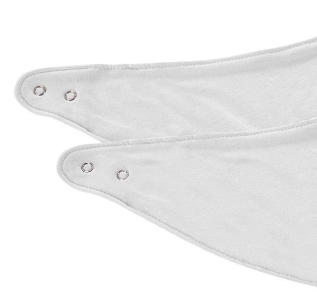 Kinder Valley 3 Pack Dribble Bibs White