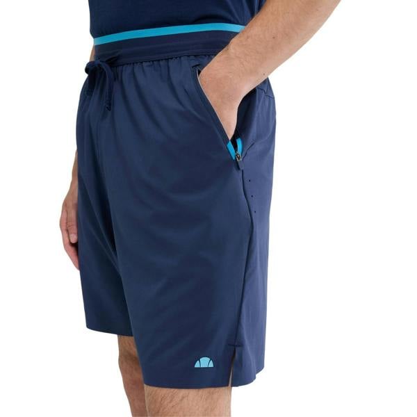 Ellesse Mens Zimp Bermuda Elasticated Waist Sweat Shorts - Navy - 