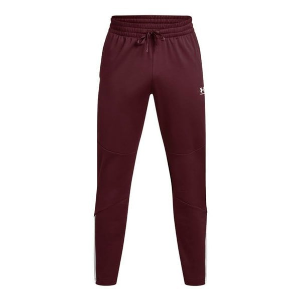 Under Armour Mens Tricot Jogging Bottoms - Burgundy