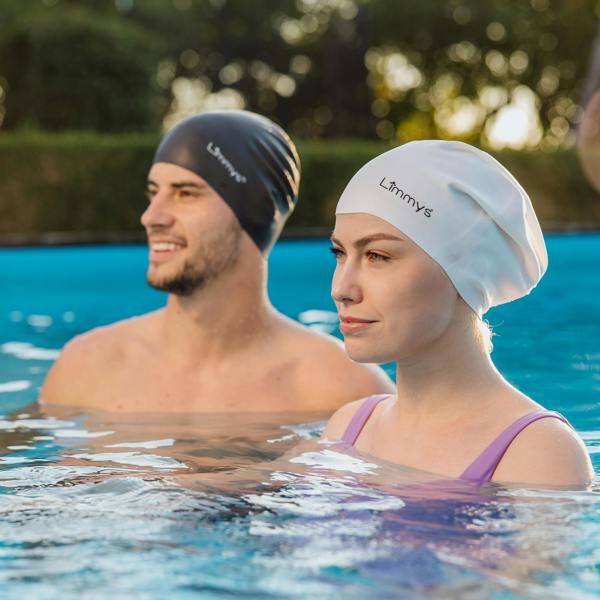 Limmys Premium Long Hair Swim Caps for Women