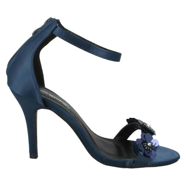 Anne Michelle Ladies Anne Michelle Flower Trim Sandals