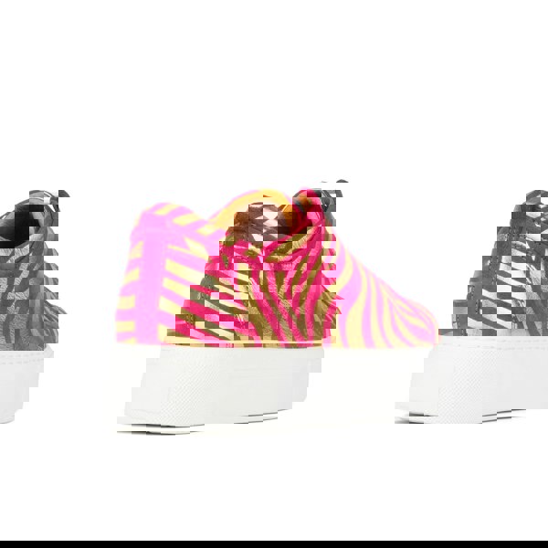 Embassy London Camila - Pink & Gold - Women’s Chunky Leather Platform Trainer