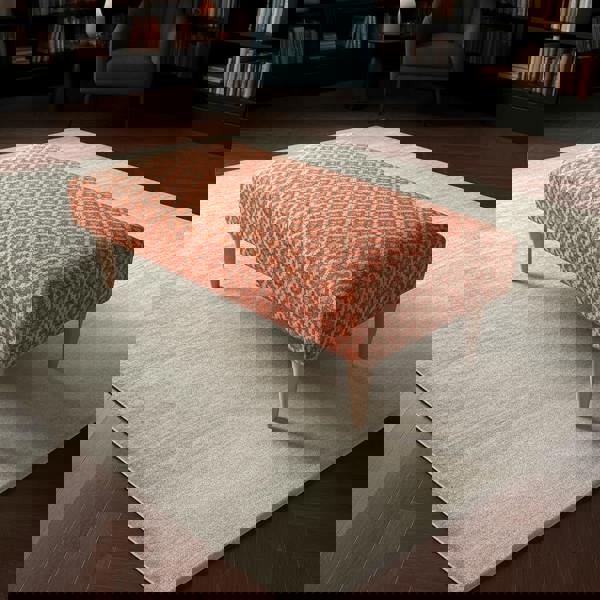 Luxury Hand - stitched Detail Seating Ottoman Bench – Multi - Functional Coffee Table - ISTOOLS