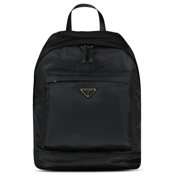 Prada Triangle Logo Re-Nylon Backpack Black - chancefashionco