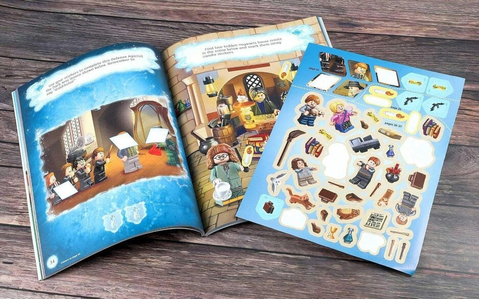 LEGO Harry Potter 1001 Stickers Activity Book by Ameet Publishing – Hogwarts Wizarding World Sticker, Puzzle & Colouring Book for Kids