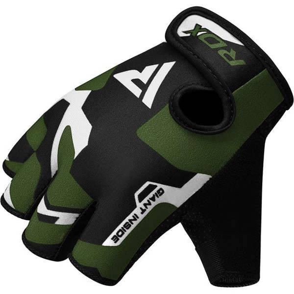 RDX Sports GYM GLOVES SUMBLIMATION F6 BLACK/GREEN