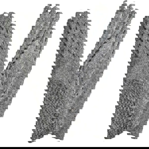 Love EMVY Cashmere Blend Gloves With Button Detailing