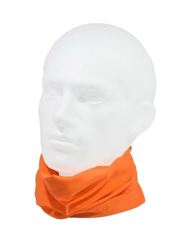RUFFNEK Fluorescent Orange Snood Tube Scarf
