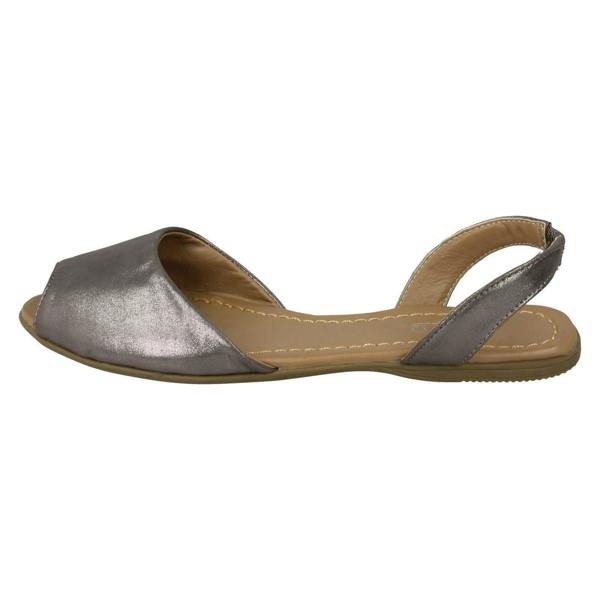 Spot On Ladies Spot On Flat Slingback Mule Sandals