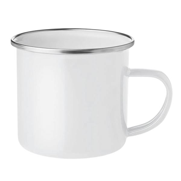 MidOcean Plateado Enamel Sublimation 350ml Mug - White - 