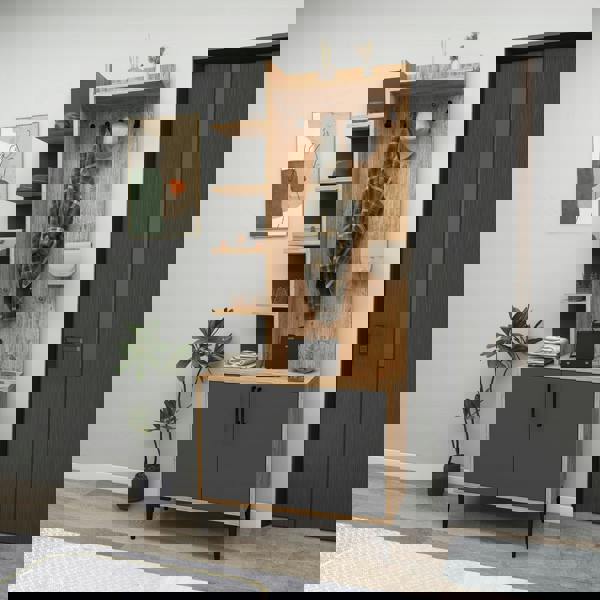 Destina Home Lefteris Hallway Coat Rack with Shelves