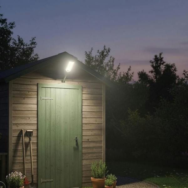 Milagro Venice Solar Lamp 50W 450Lm 4000K Ip65 Black
