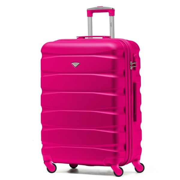 Flight Knight 25" Medium Suitcase Check-in Hold Luggage Hard Shell 4 Wheels TSA Lock