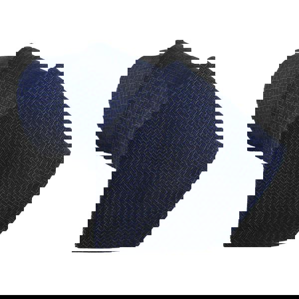 Dunhill luxurious woven silk tie in a carbon fibre pattern