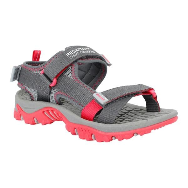 Regatta Childrens/Kids Blaze Sandals - Granite/Pop Pink