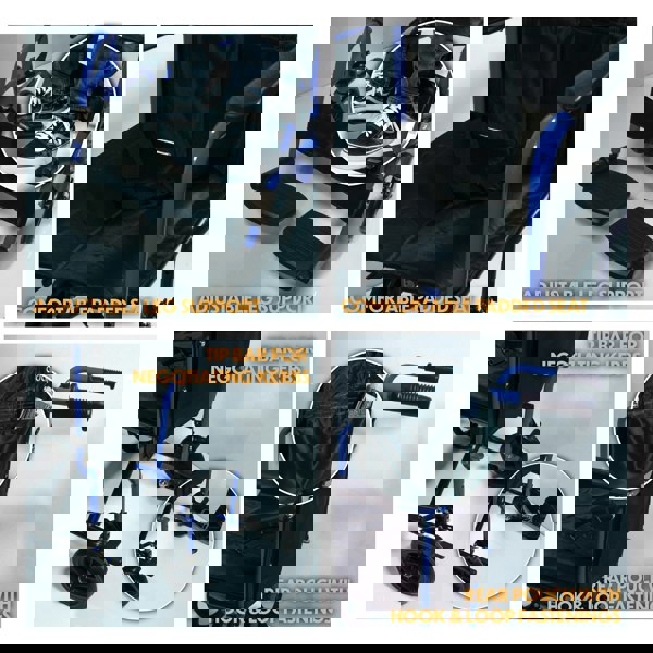 Aidapt Aluminium Compact Transport Wheelchair Blue