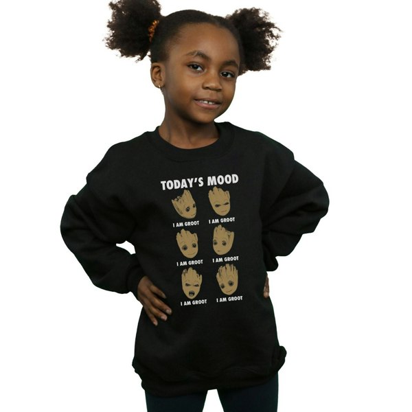 Marvel Girls Guardians Of The Galaxy Groot Today´s Mood Sweatshirt - Black