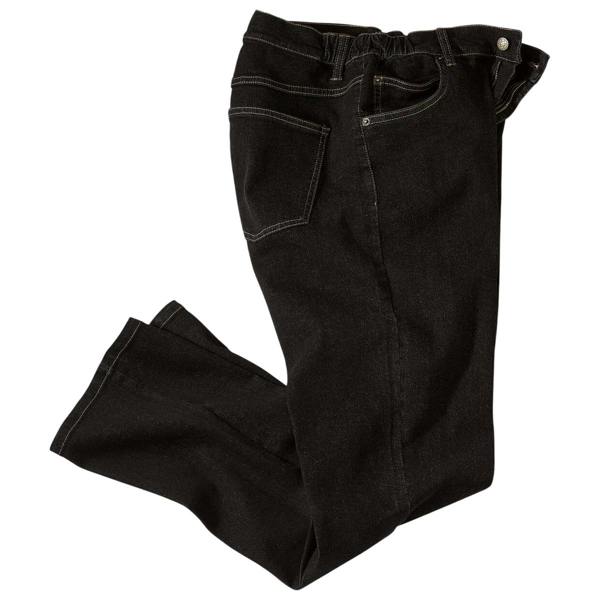 Atlas For Men Mens Stretch Regular Jeans - Black - 
