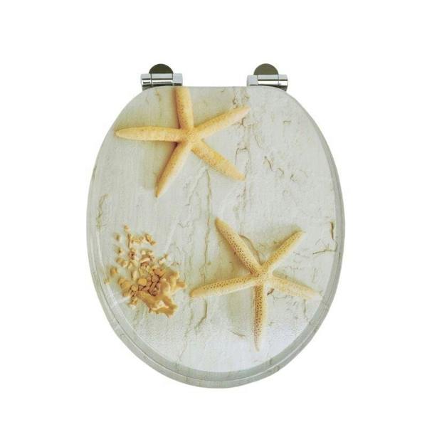 RTS Starfish MDF Soft Close Toilet Seat - Cream