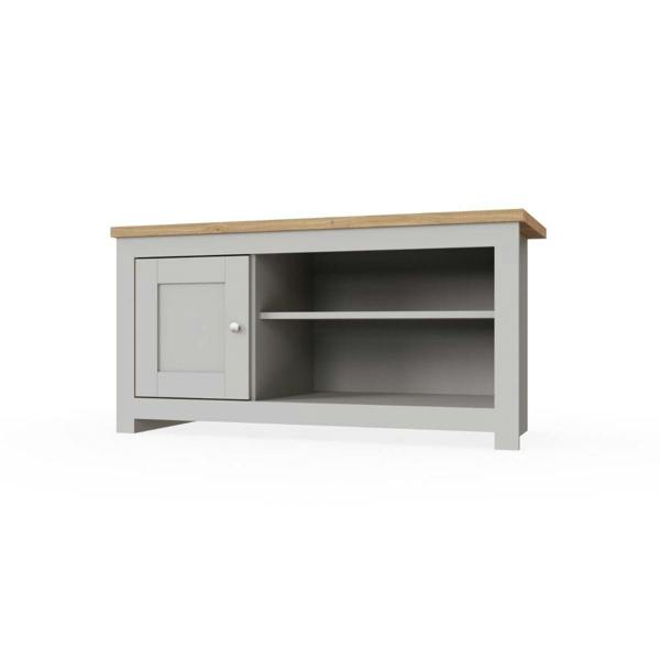 Timber Art Design Lisbon TV Unit Stand Media 1 Door and Open Shelf