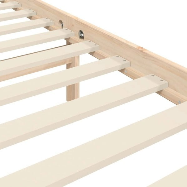 Berkfield Bed Frame with Headboard 140x200 cm Solid Wood
