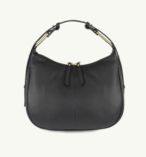 Apatchy London The Charlie Black Leather Bag