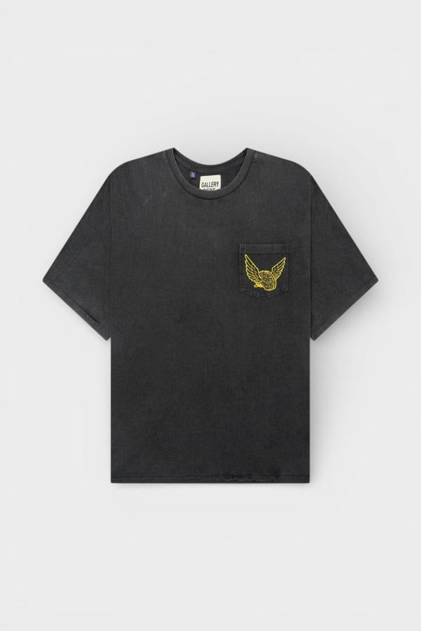 Gallery Dept. Flying Brain Pocket Tee Vintage Black