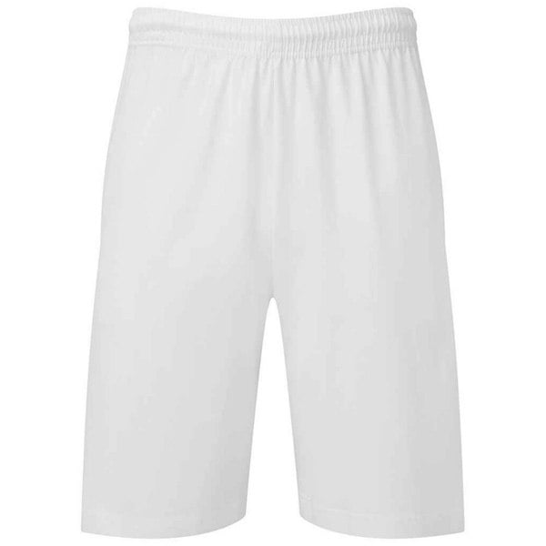 Fruit of the Loom Mens Iconic 195 Jersey Shorts - White