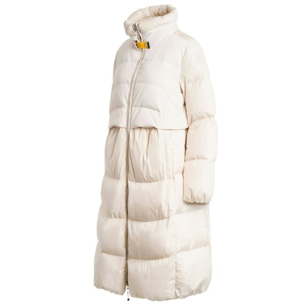 Parajumpers Comfort Fit Eyma White Long Down Jacket S