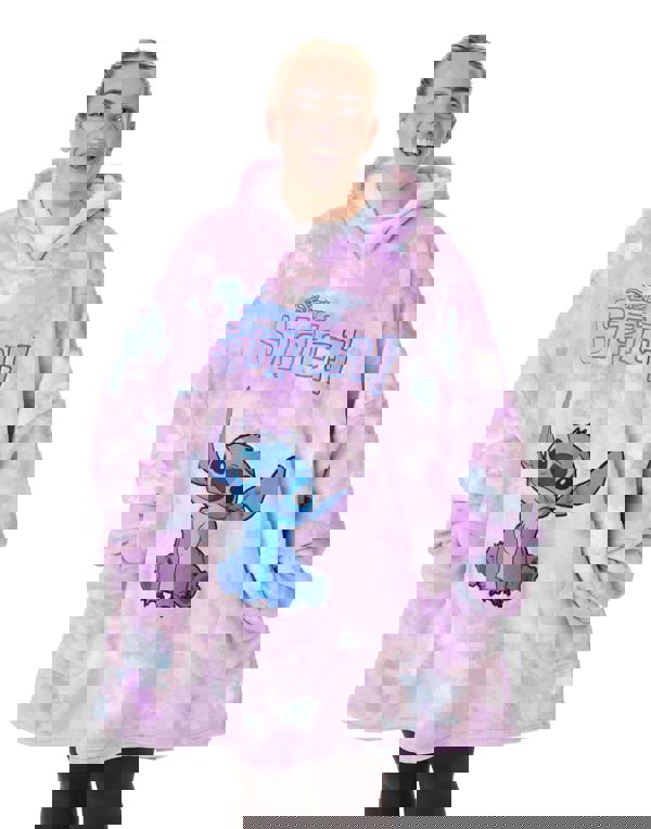 Disney Womens Multicoloured Stitch Blanket Hoodie (One Size)