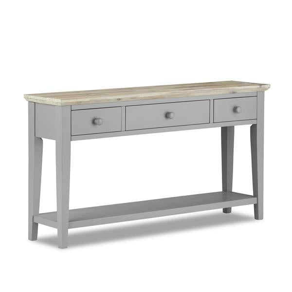 Statement Furniture Florence Console Table with 3 Drawers and Shelf. Hallway Slimline Storage