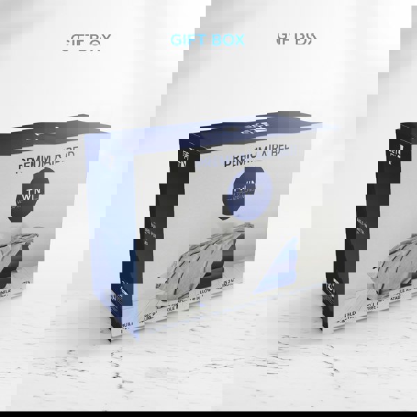 Get Fit Blow Up Air Bed with Built In Electric Pump- Free Pillow - Elevated Air Mattress - Single