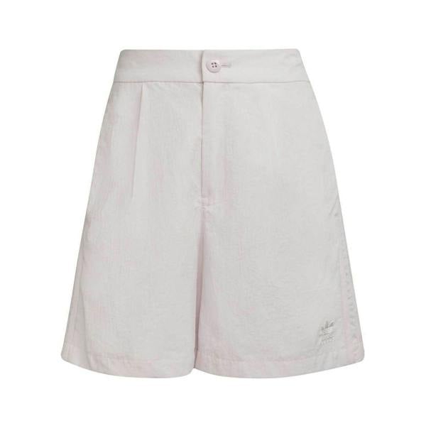 Adidas Womens/Ladies Originals Pleated Relaxed Fit Chino Shorts - Pink - 
