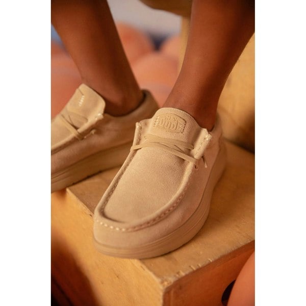 HEYDUDE Wally X Suede Shoes - Tan