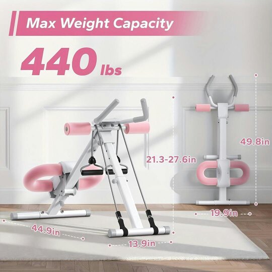 Havendro New Adjustable Ab Trainer Foldable Machine For Abs Workout At Home Gym