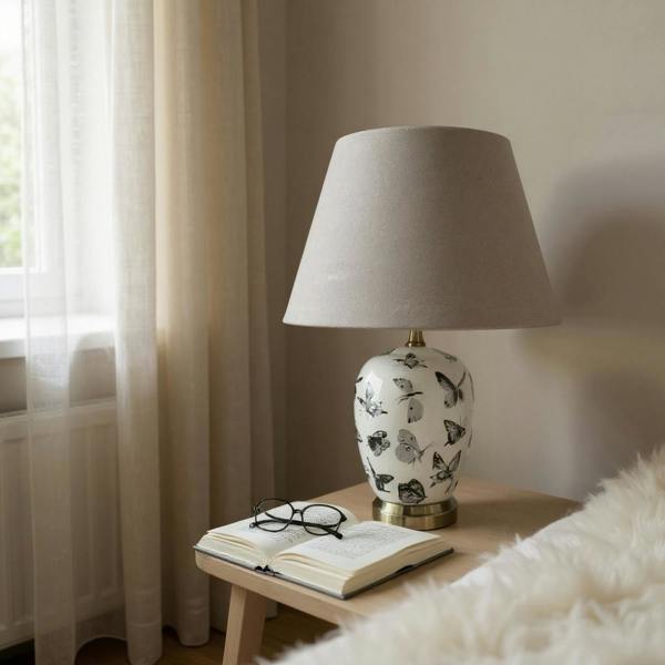 41CM LAMP AND SHADE