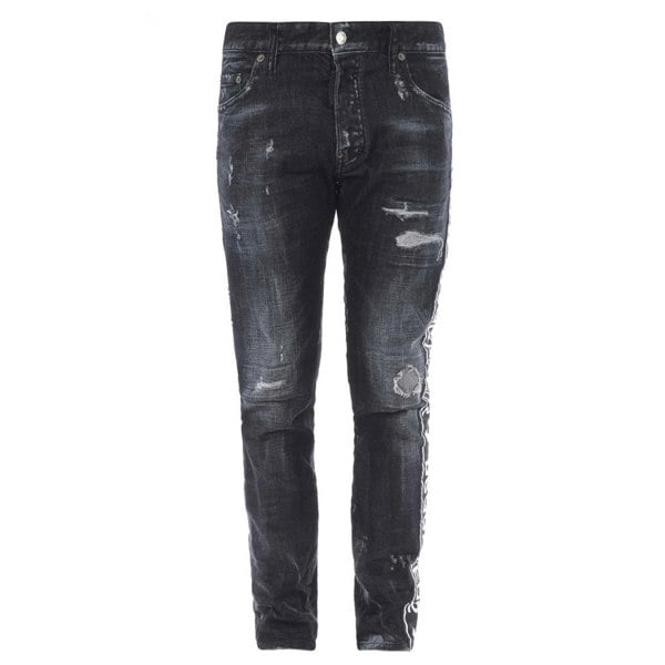 DSQUARED2 S74LB0452 S30357 SKATER JEAN 900 BLACK JEANS Mens 54