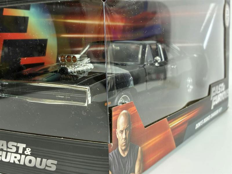 MCSlots Fast and Furious Doms Dodge Charger R/T Black 1:24 Scale Jada 31942 35424