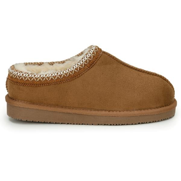 VIVA Kids Faux Fur-Lined Suede Slippers - Flexible Waterproof Rubber Soles