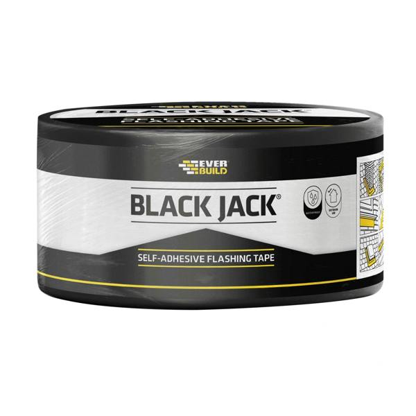 Everbuild Sika Black Jack Flashing Tape, Trade - Multi Colour - 