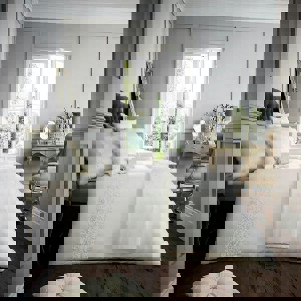 Smart Living Venice Duvet Cover and Pillowcase Set - Cream