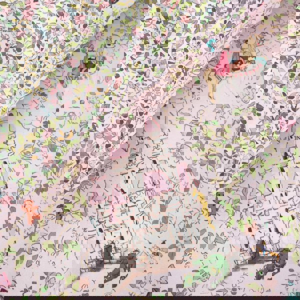 Belle & Boo Fairytale Reversible Cotton Duvet Cover Set Pink