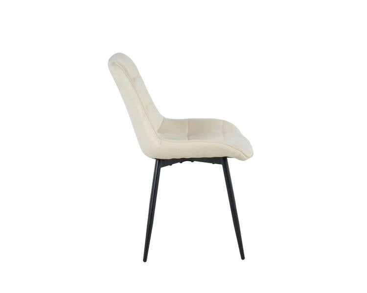 Outdoor Living Seattle Dining Table with 4 Erica Velvet Chairs