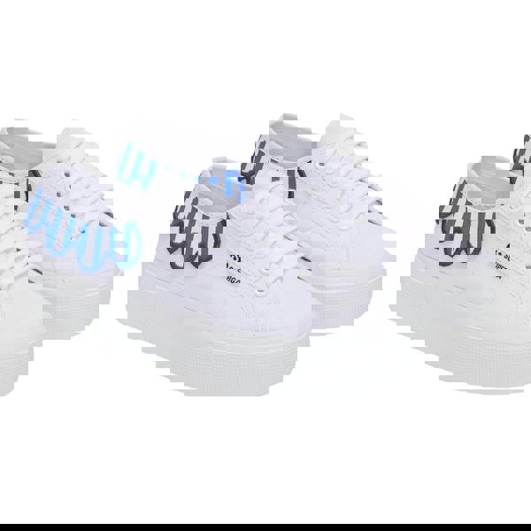 Superga Unisex Adult 3740 Leggera Umbrella Platform Trainers - Dazzling Blue/White