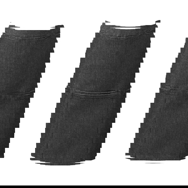 Premier Ladies/Womens Colours 3 Pocket Apron / Workwear - Black Denim