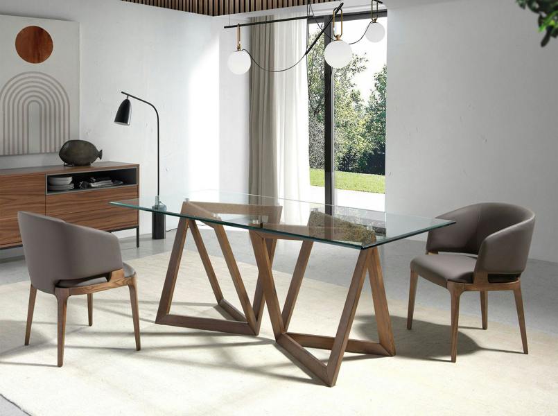 Angel Cerdá Dark Mink Leatherette Chair 4108