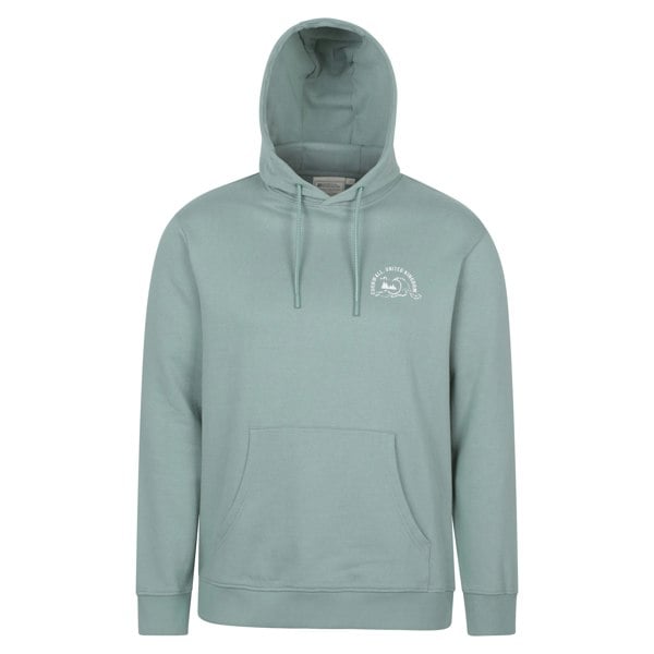 Mountain Warehouse Mens Regional Cornwall Graphic Hoodie - Light Khaki