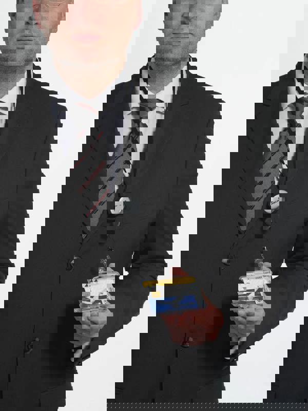 Durable Adjustable Breakaway Lanyard with Badge Reel | 10 Pack | Black